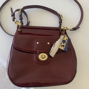 EUC Coach patent leather crossbody